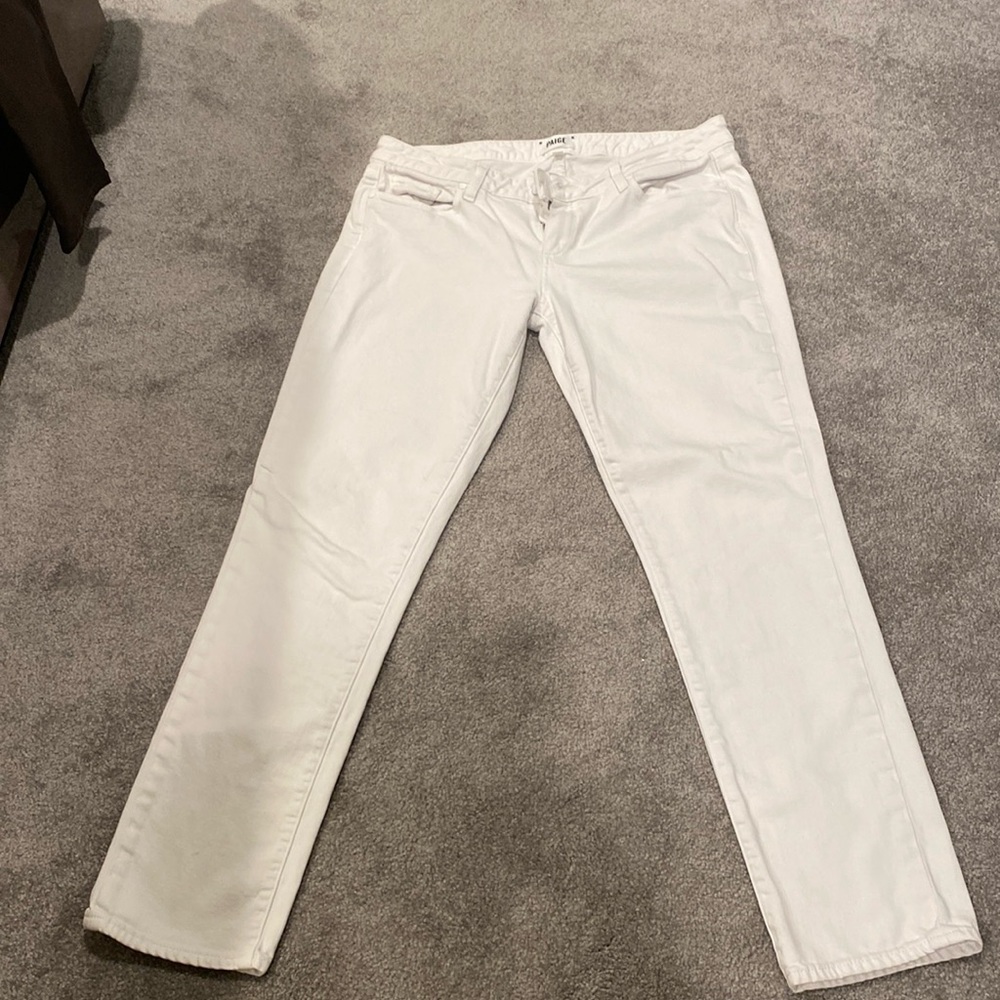 Women’s white size 29 Jimmy Jimmy skinny Paige jeans